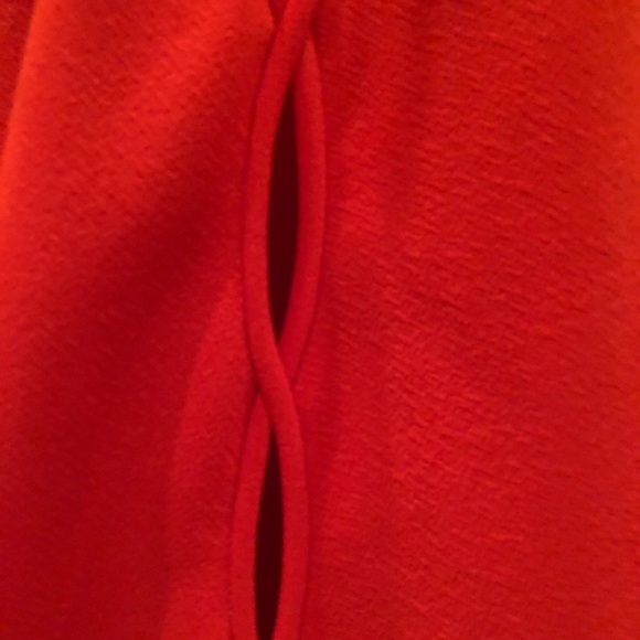 1970s Handmade Pumpkin Orange Empire Waist Mrs. Roper Energy in the Best Way. - Picture 9 of 9